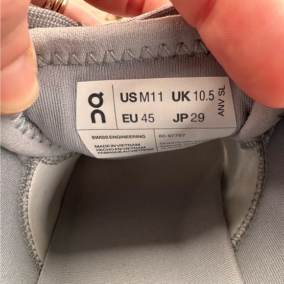 On Running Cloud X3 Mist Rock Gray 11 - Picture 8 of 8